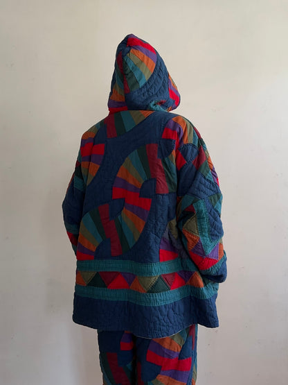 old quilt parka