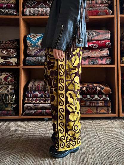old coverlet tuck wide pants