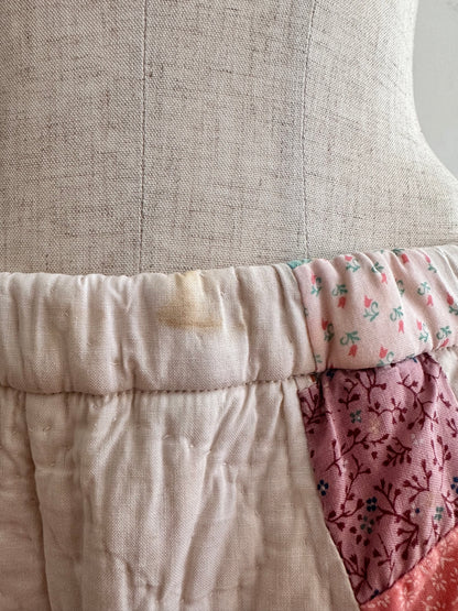 old quilt wide pants