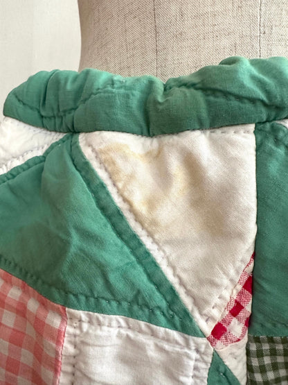 old quilt short pants