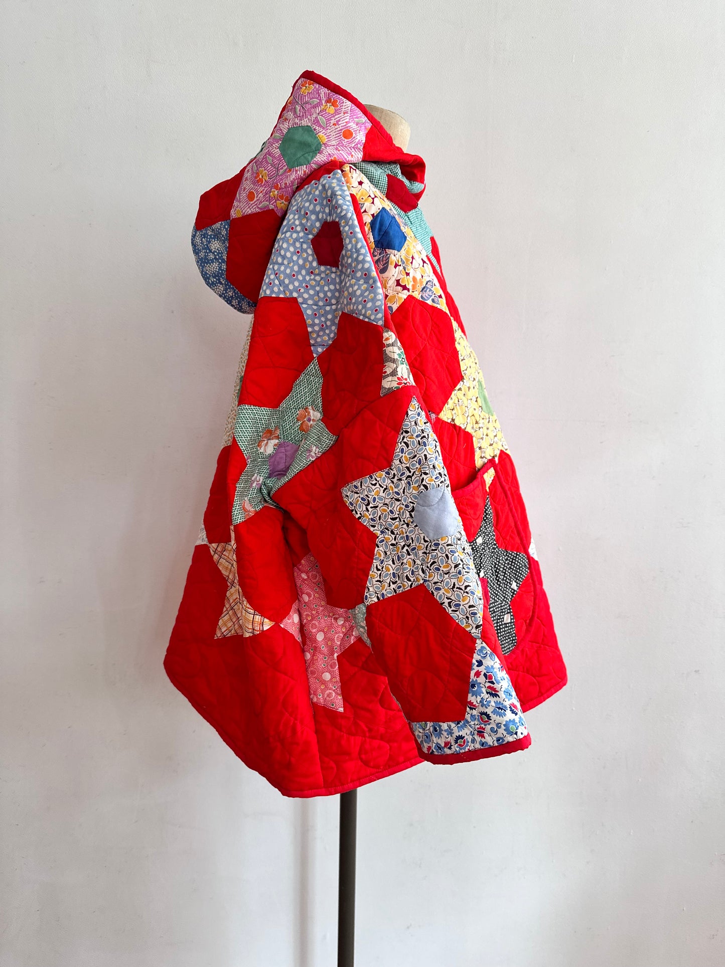 old quilt parka