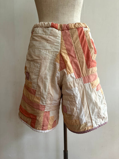 old quilt short pants