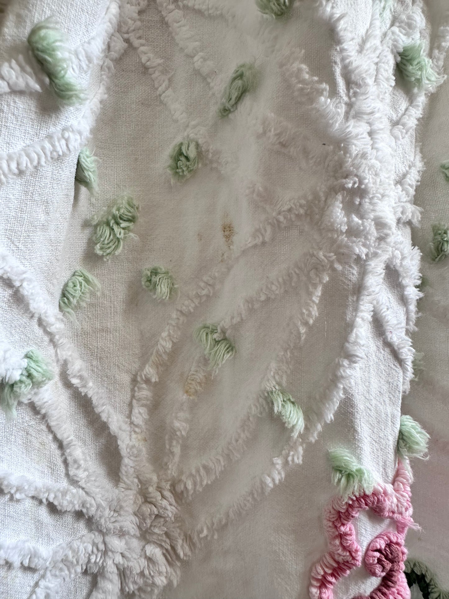 old chenille many tuck pants / muscat