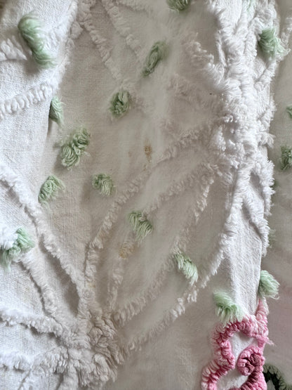 old chenille many tuck pants / muscat