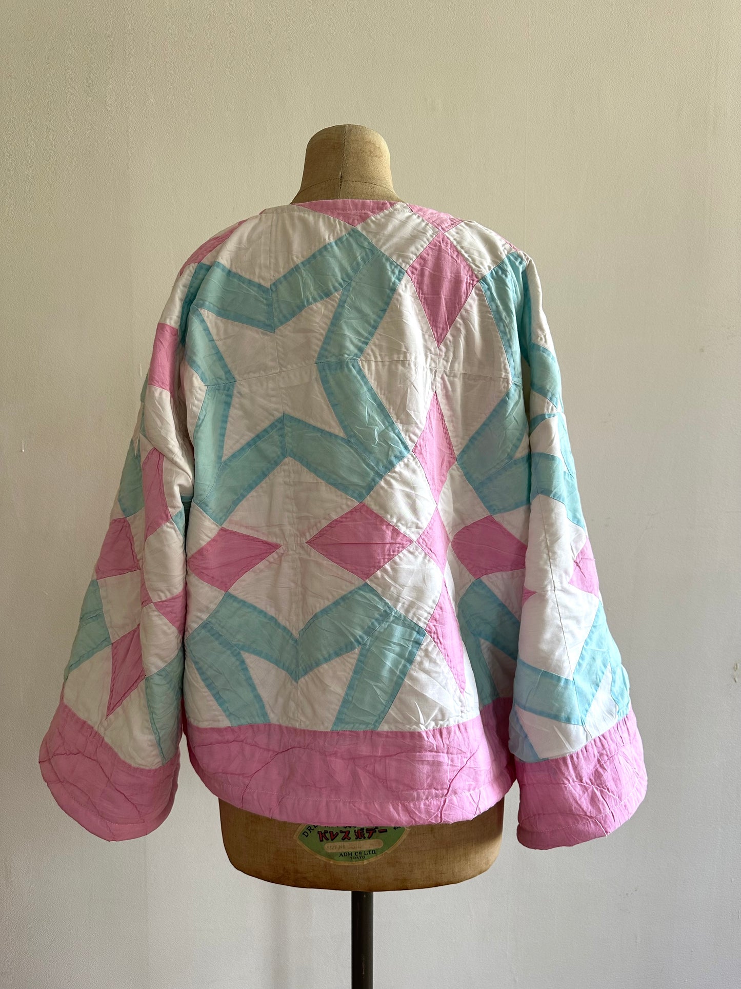 vecchia giacca corta trapuntata