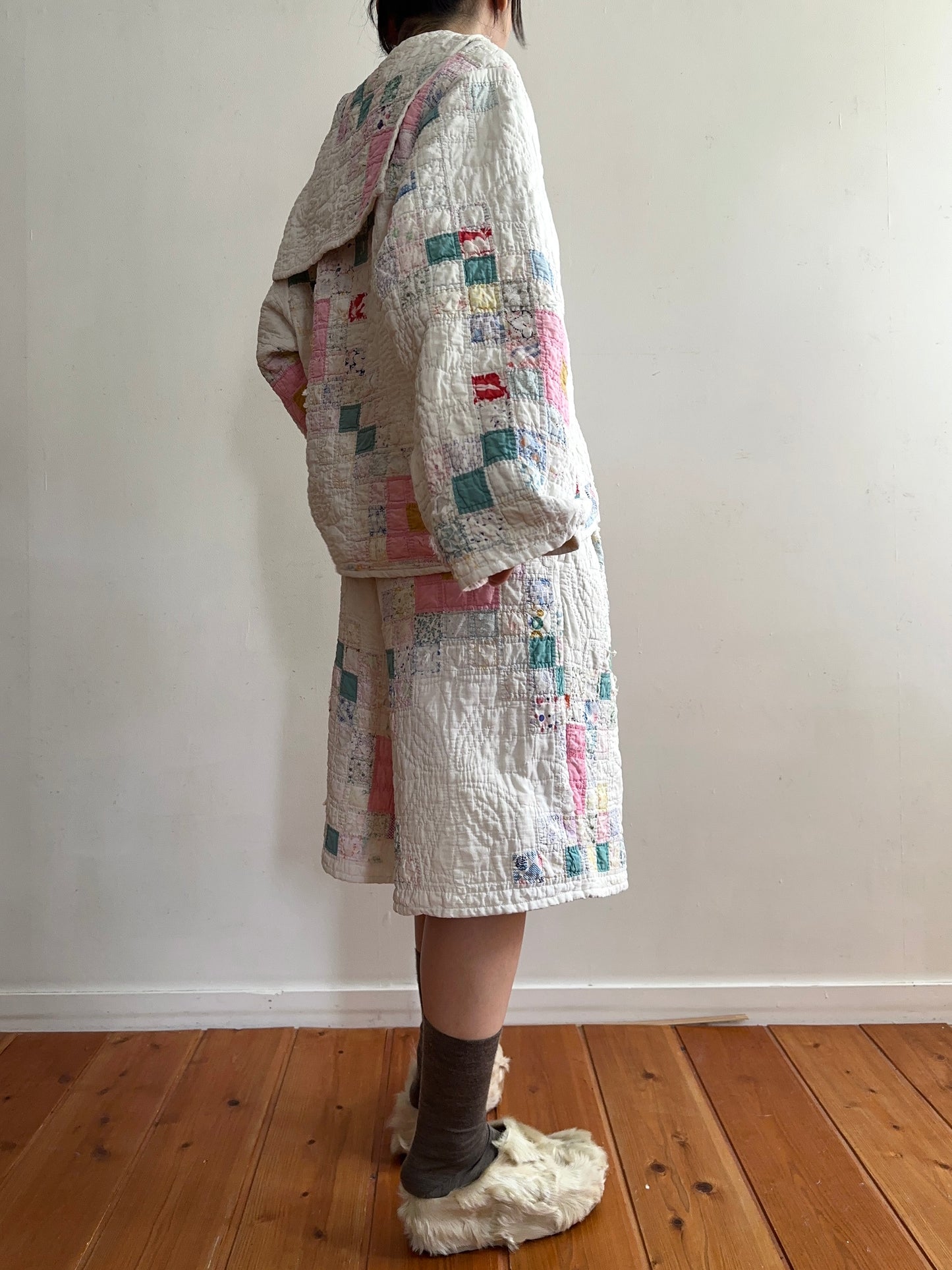 old quilt sailor shirt “boro”