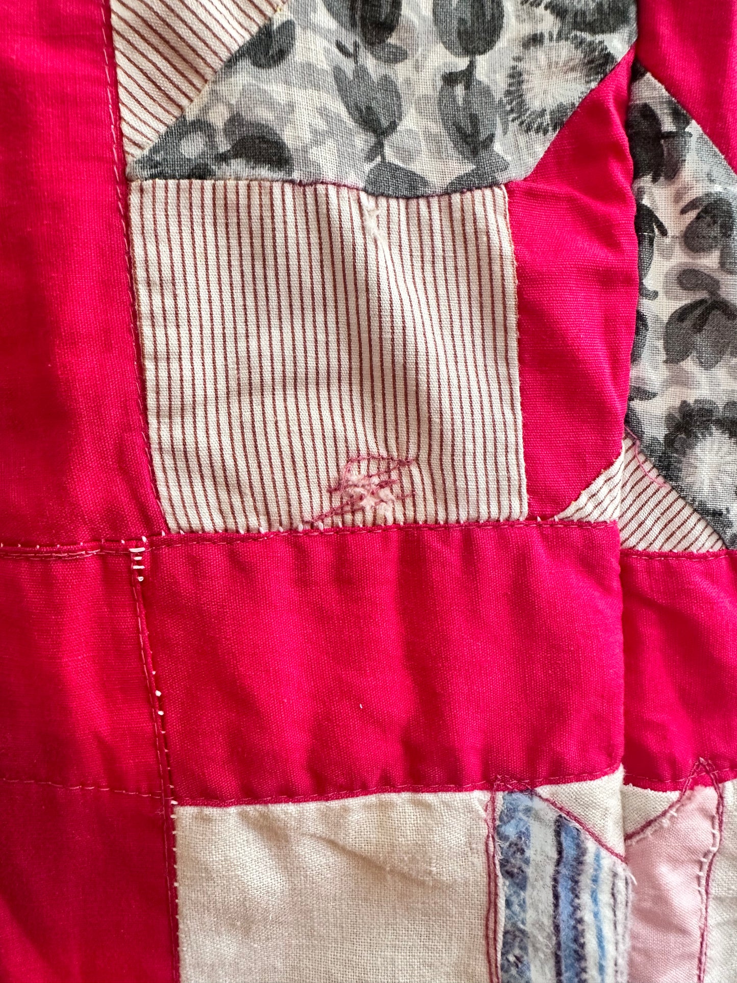 old quilt wide pants