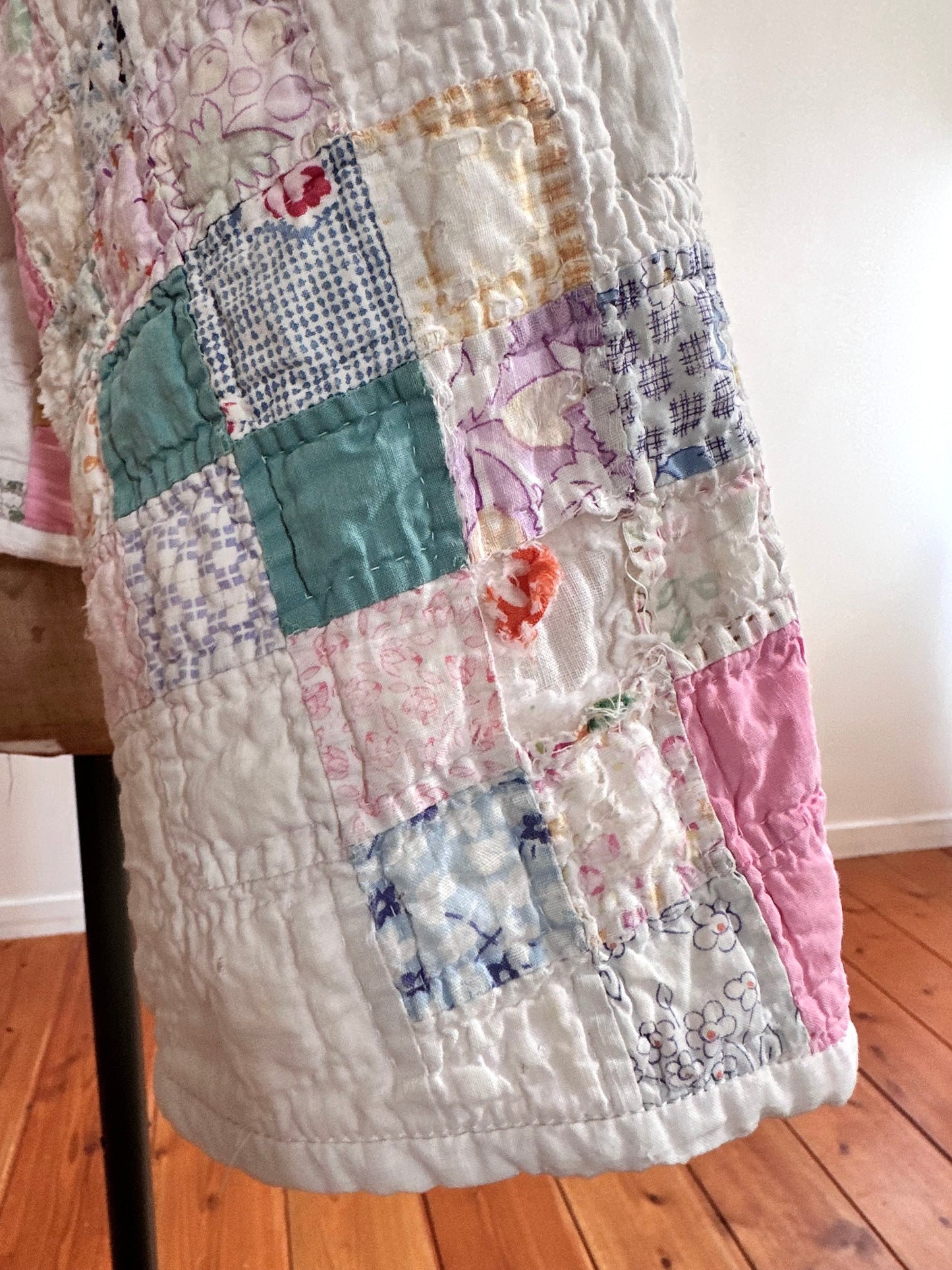 old quilt sailor shirt “boro”