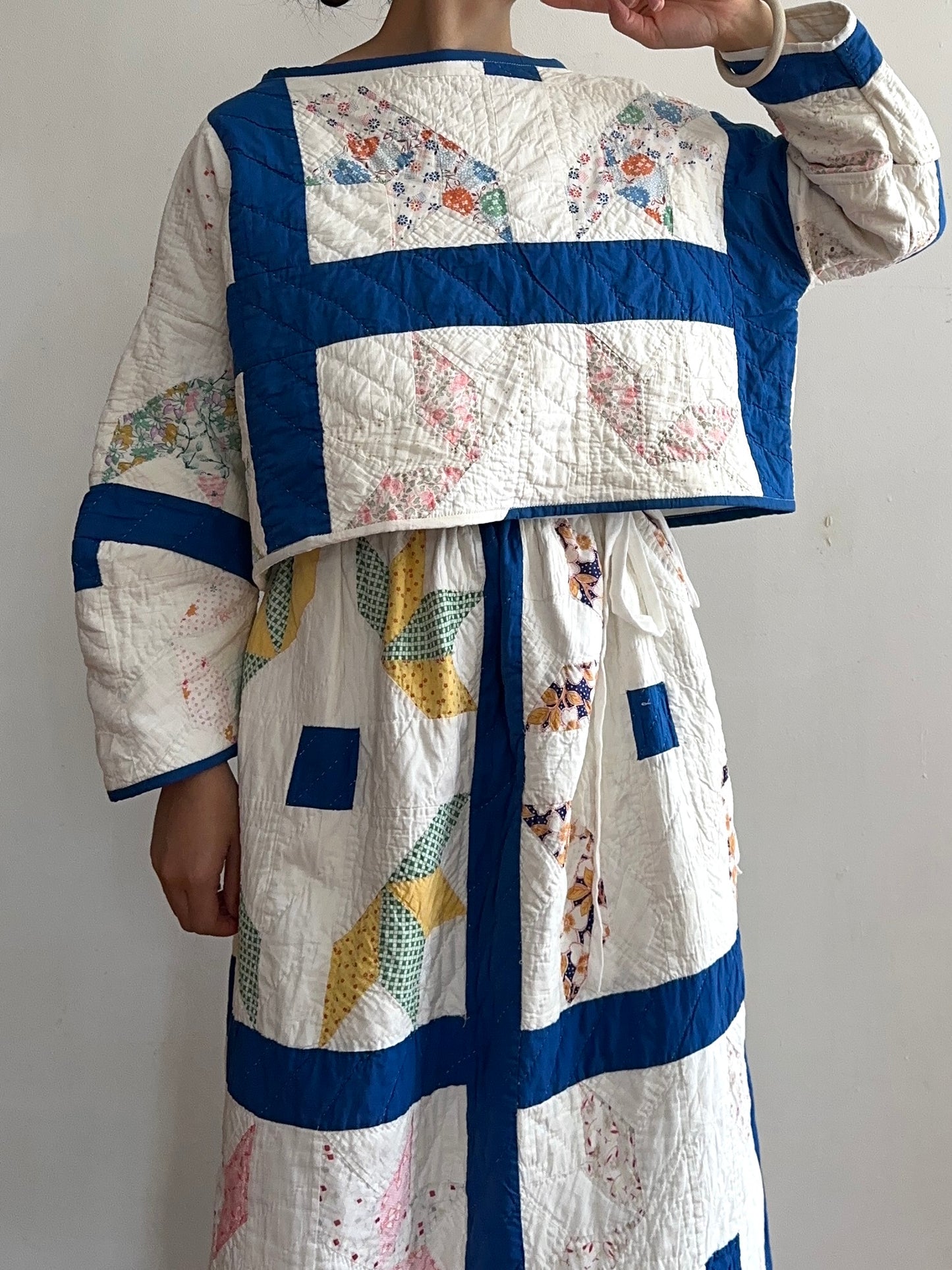 old quilt lantern tops