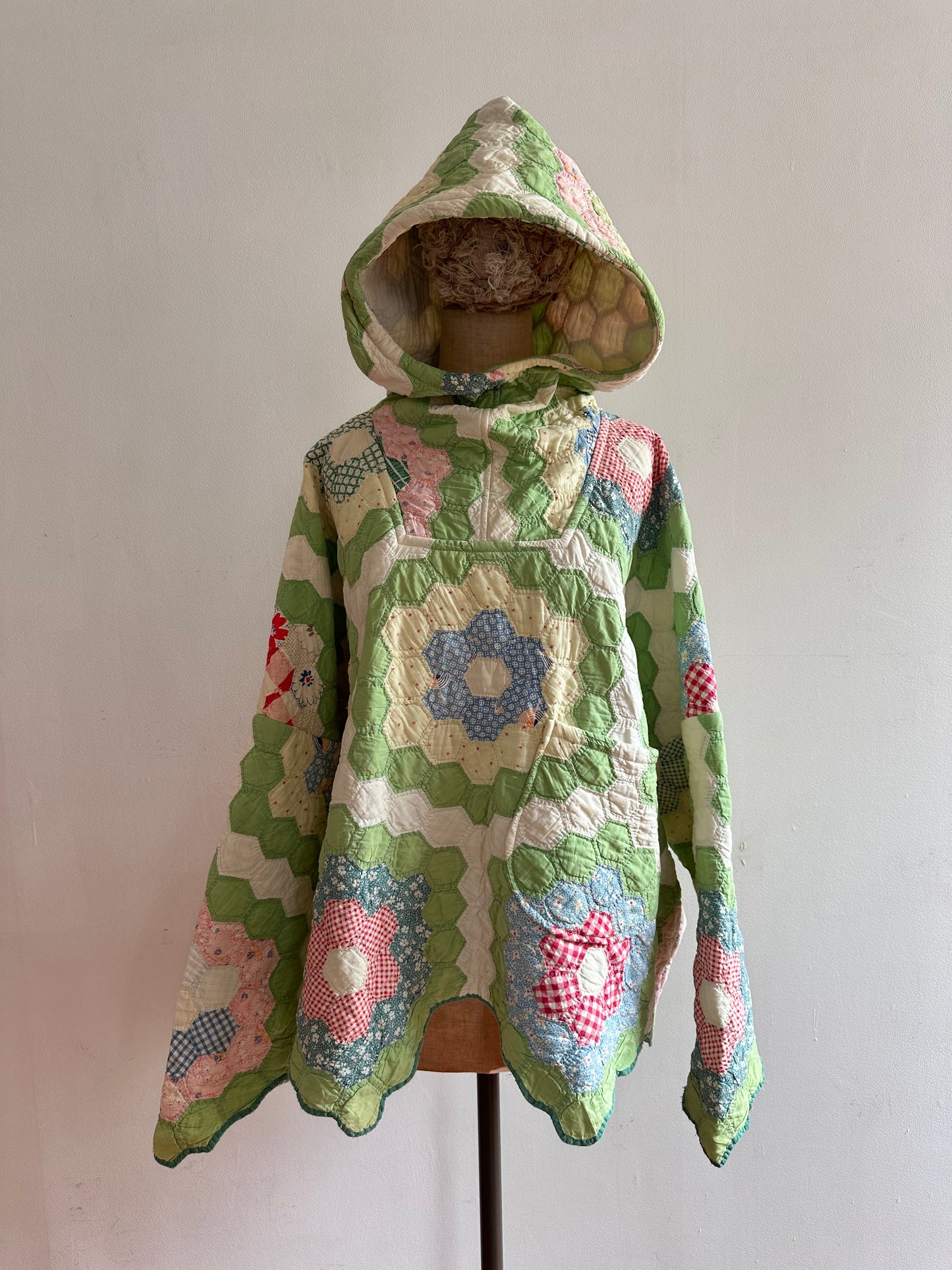 old quilt parka