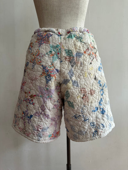 old quilt short pants