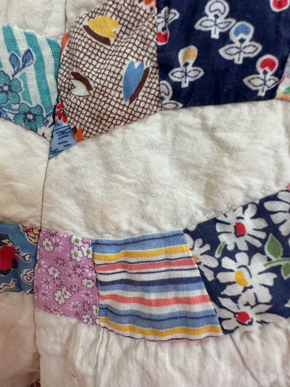 old quilt tuck short pants