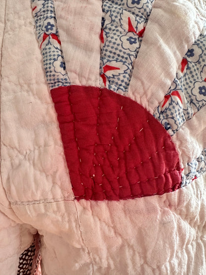 old quilt short pants