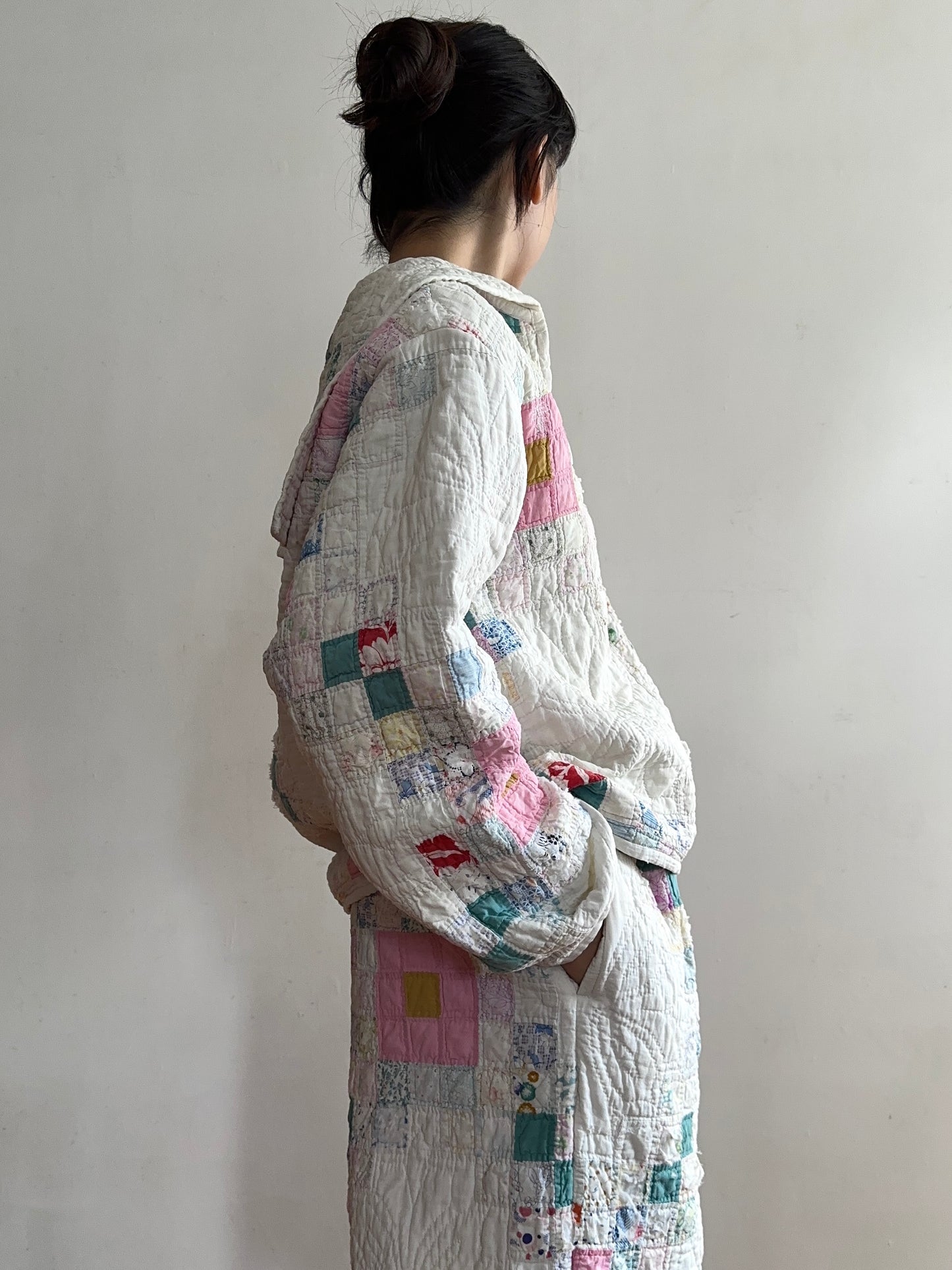 old quilt sailor shirt “boro”