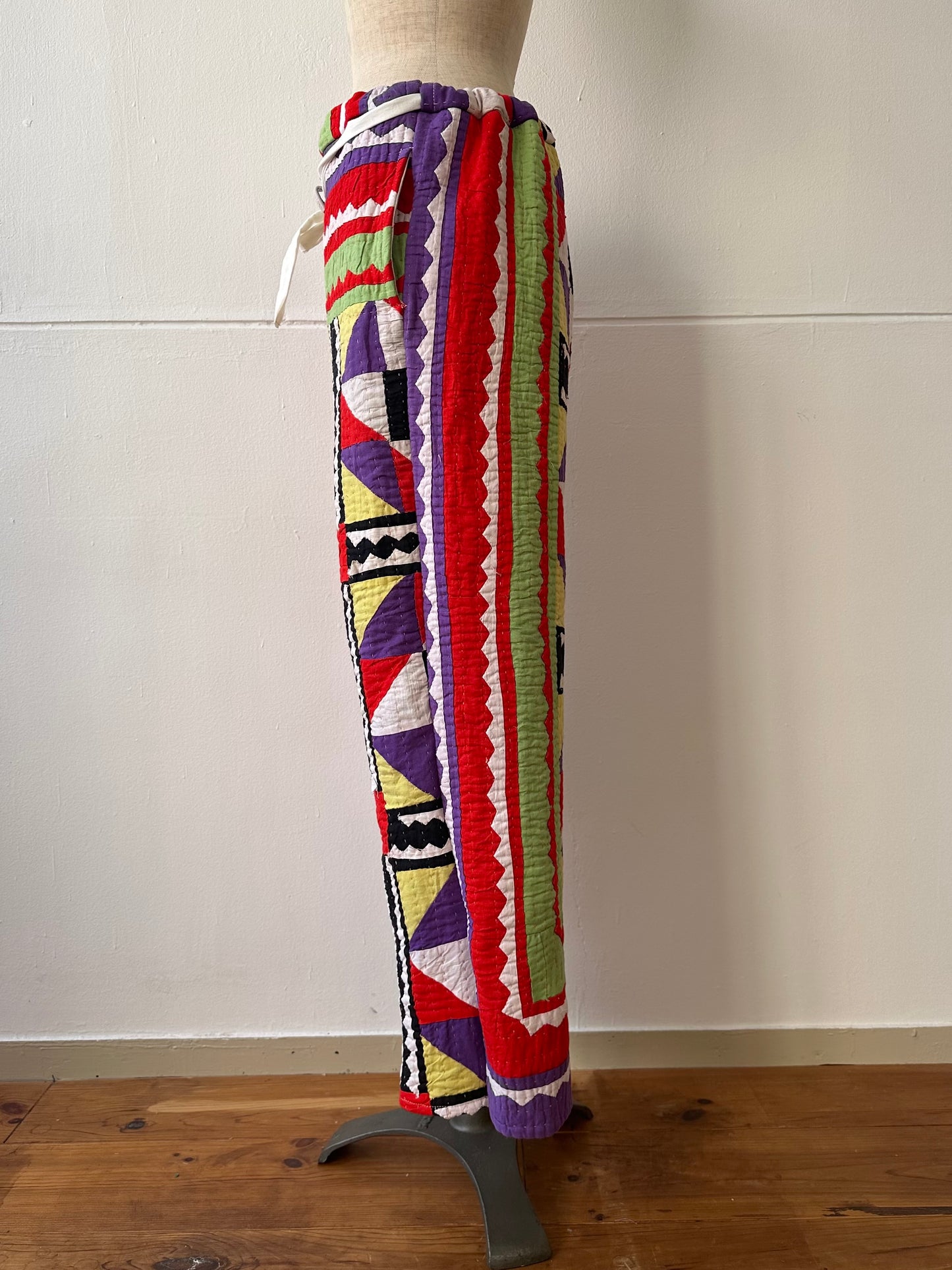 old quilt pants