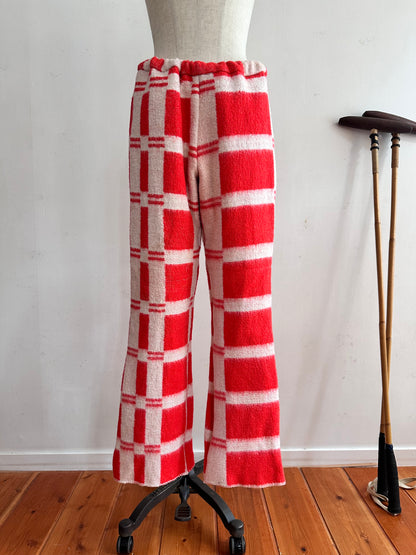 old blanket slim flare pants