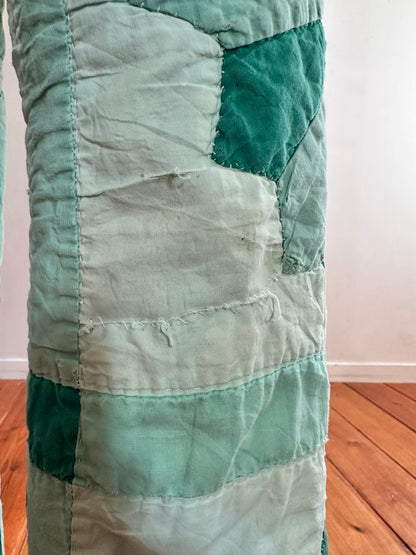 old quilt slim pants “boro”