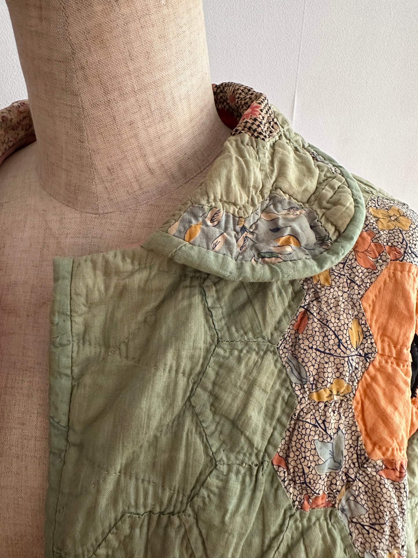 old quilt short jacket