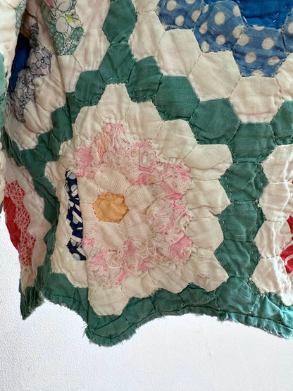 old quilt short pants