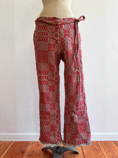 old coverlet slim flare pants / red
