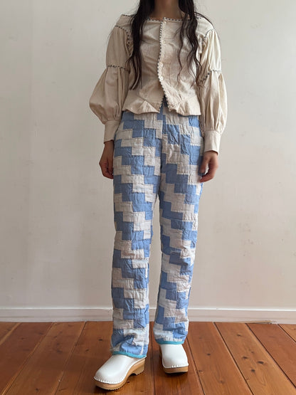 old quilt slim pants