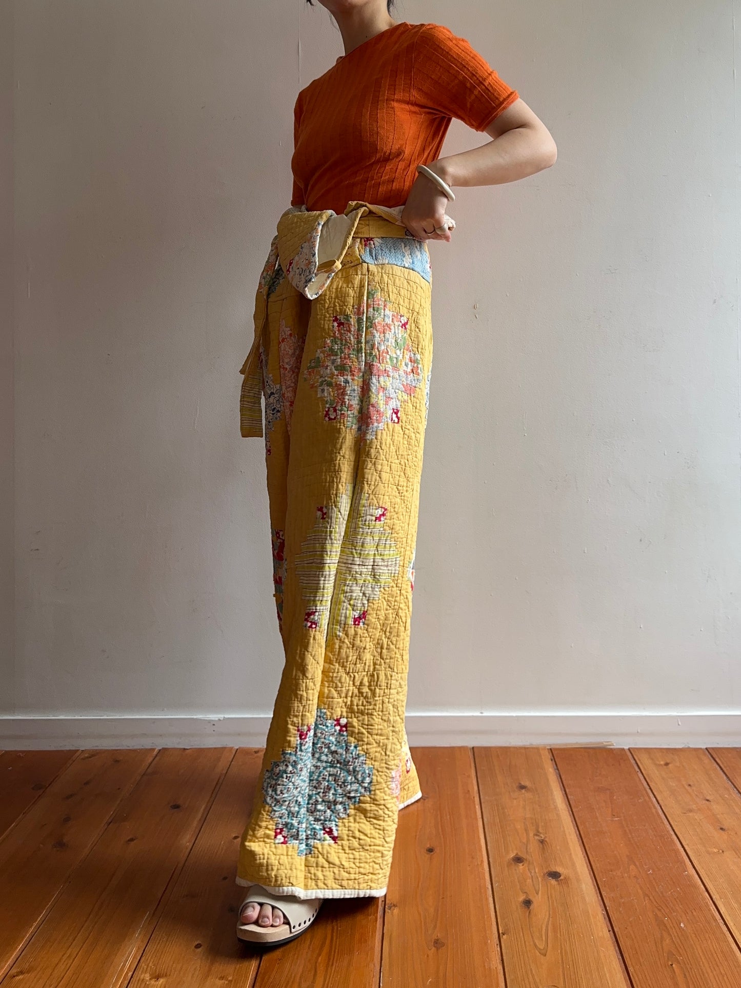 semi-antique quilt huge overall