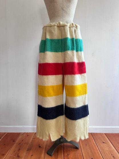 old blanket tuck wide pants