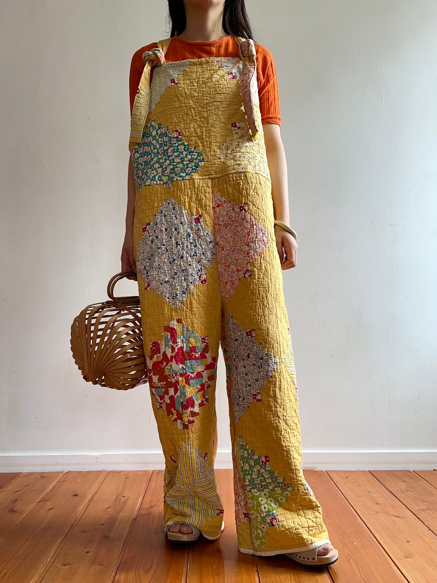 semi-antique quilt huge overall