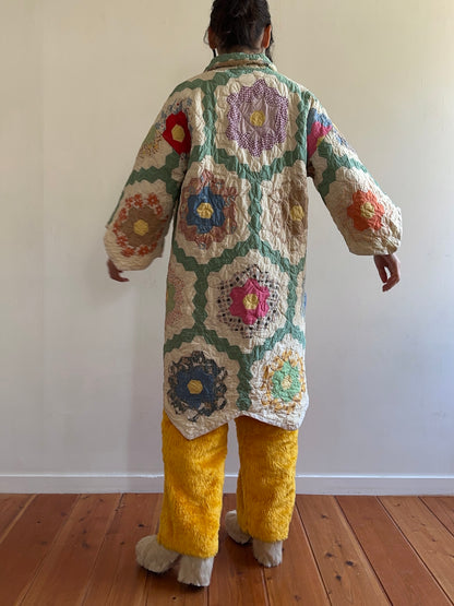 old quilt coat