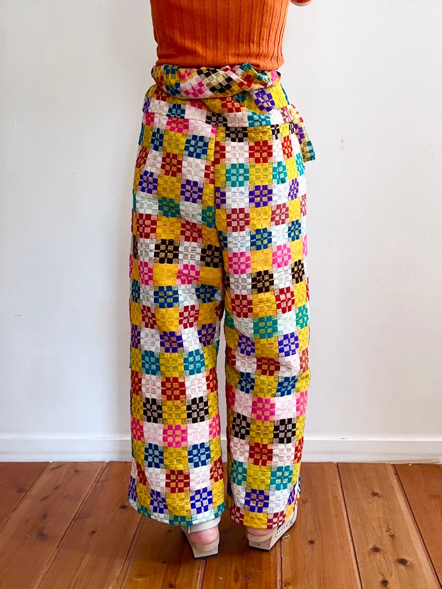 old coverlet huge overall