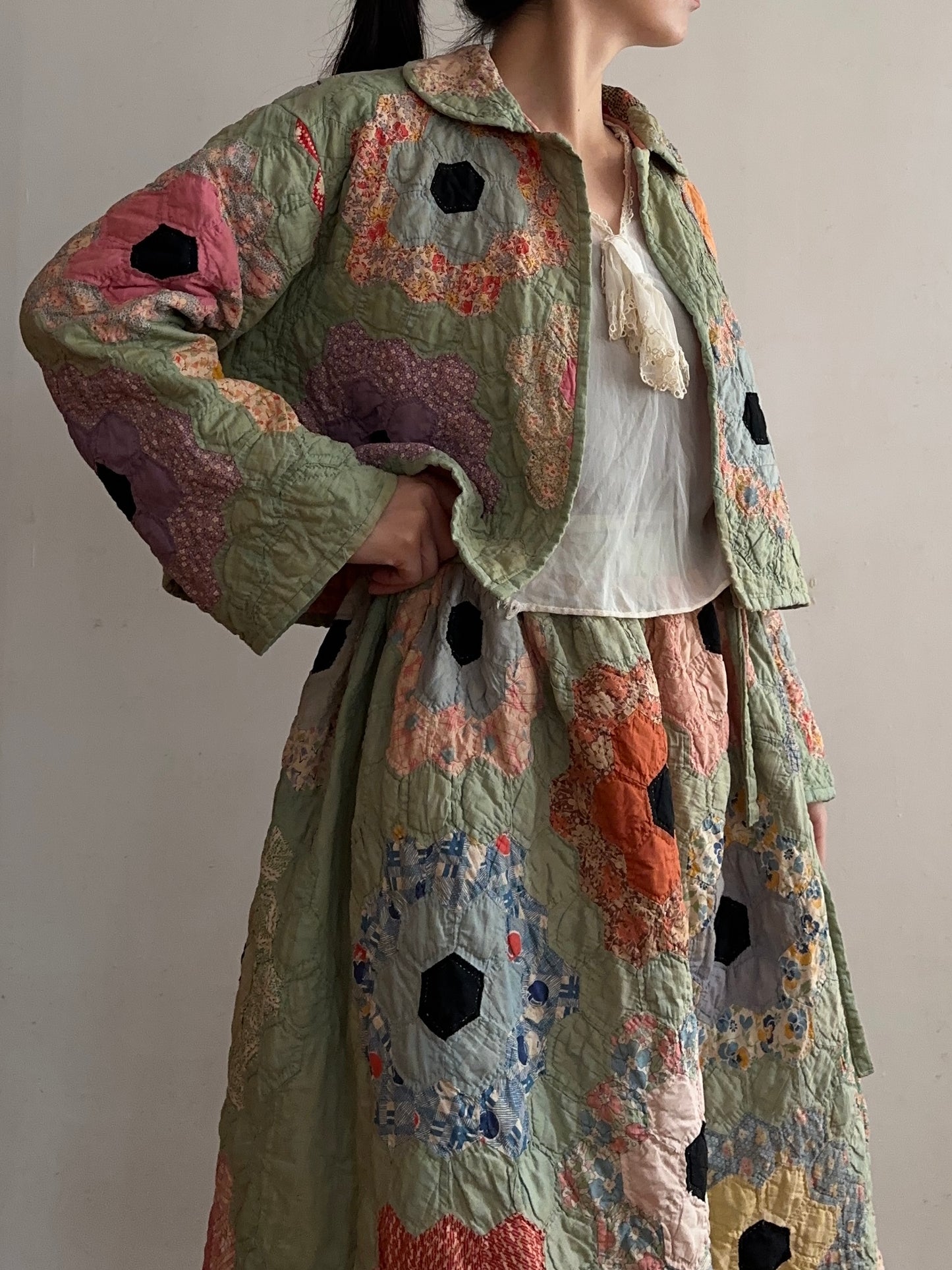 old quilt short jacket
