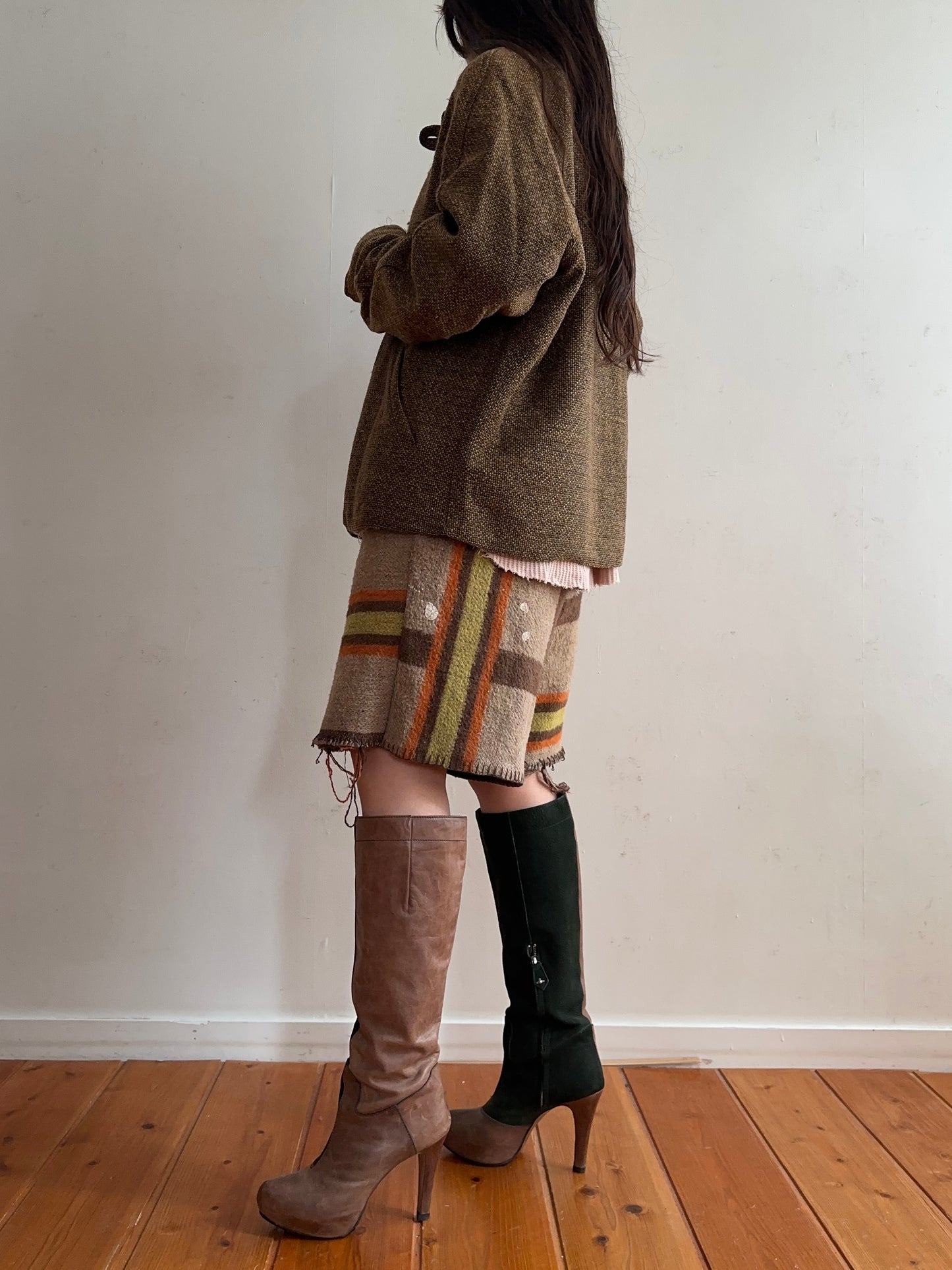 old blanket short pants