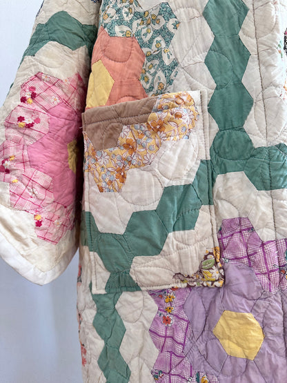 old quilt coat