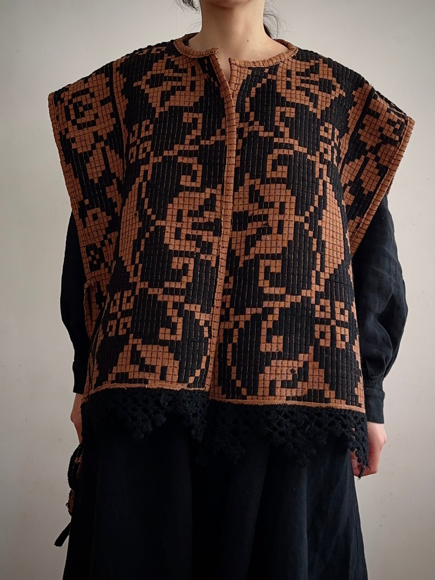 old coverlet wide vest