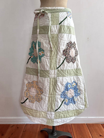 old quilt wrap skirt