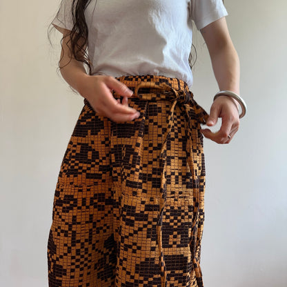 old coverlet tuck wide pants