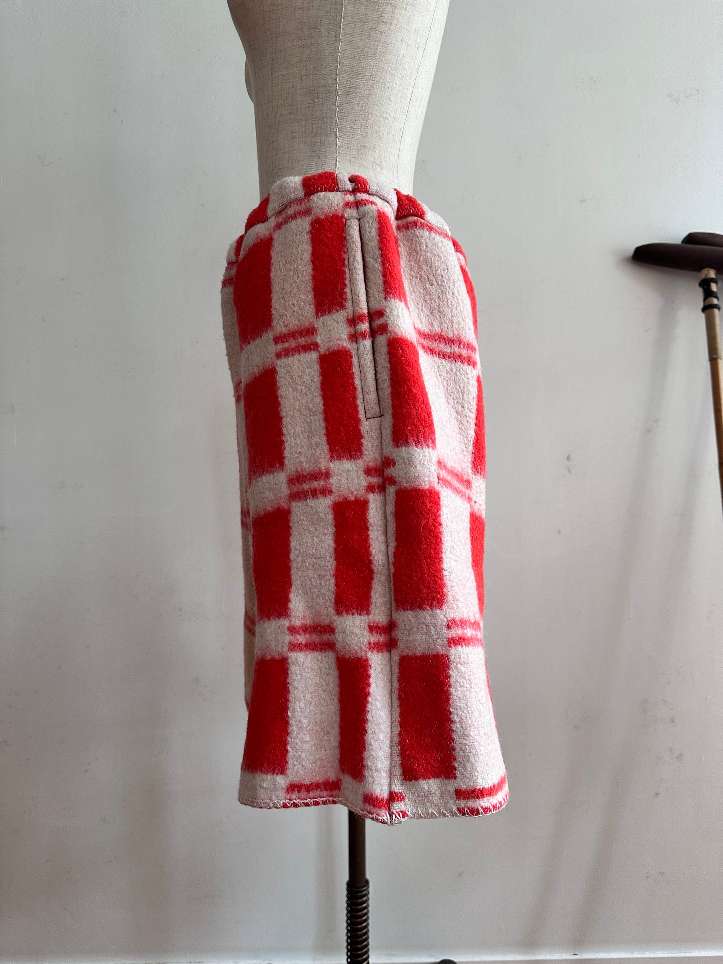 old blanket short pants