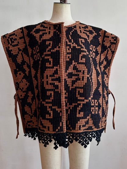 old coverlet wide vest