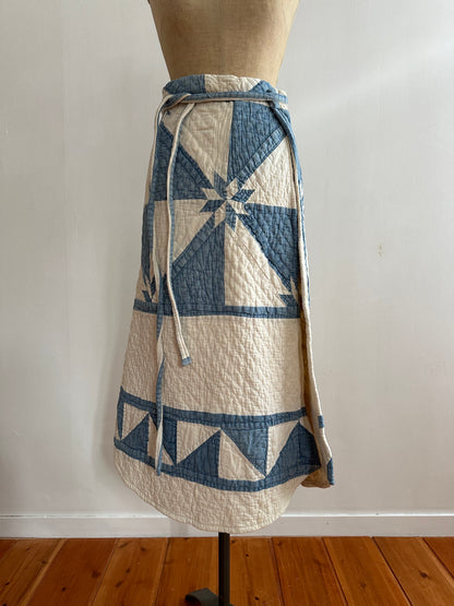 old quilt wrap skirt