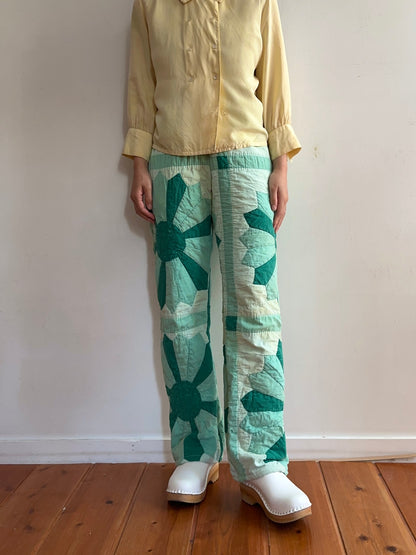old quilt slim pants “boro”