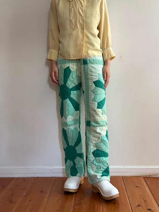 old quilt slim pants “boro”
