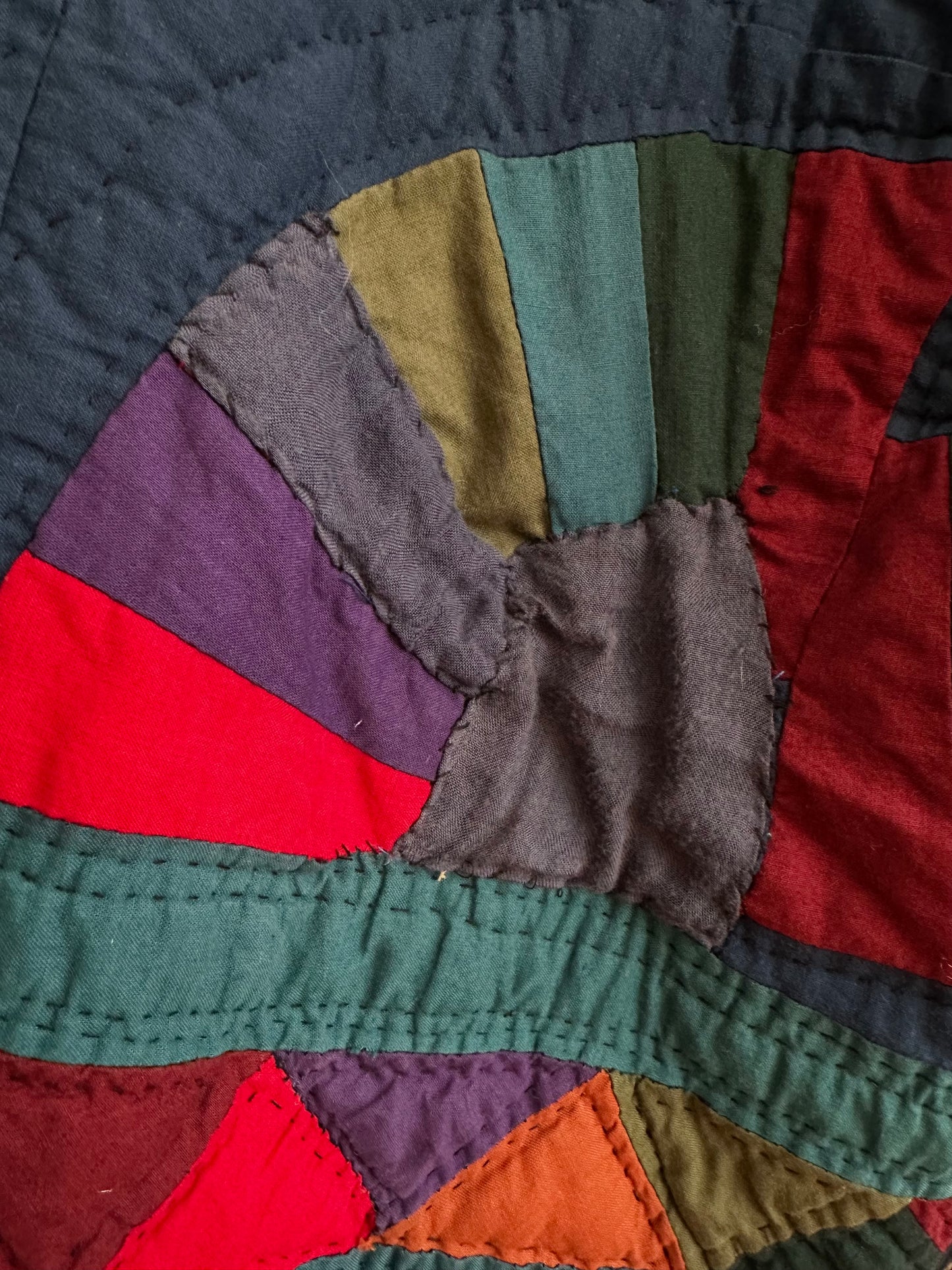 old quilt parka