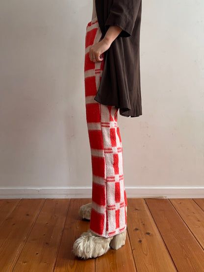 old blanket slim flare pants