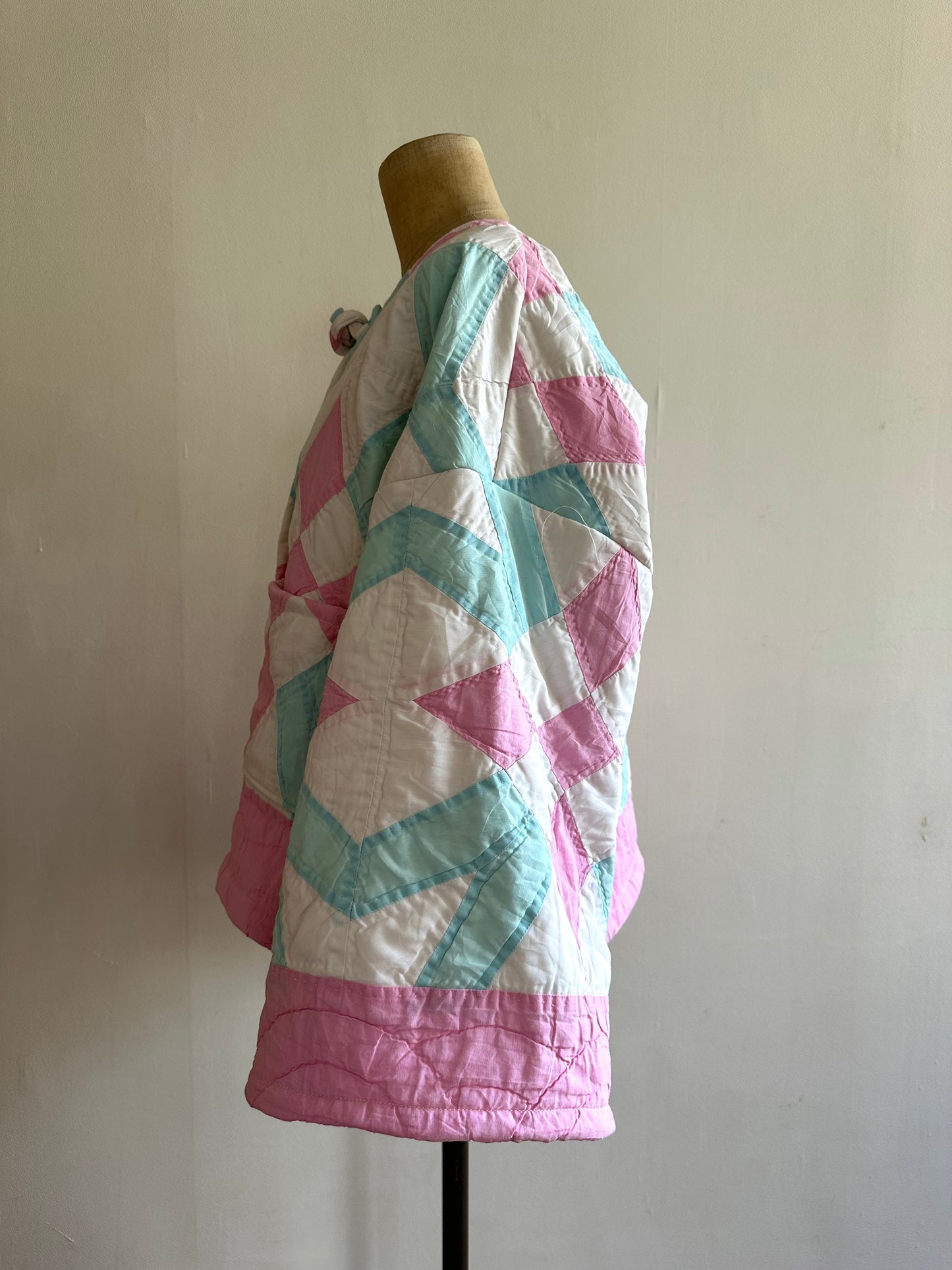 vecchia giacca corta trapuntata