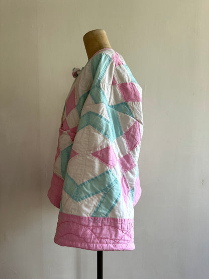 vecchia giacca corta trapuntata