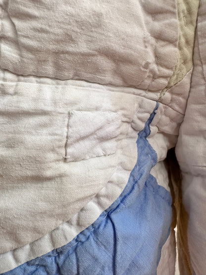 old quilt wide pants