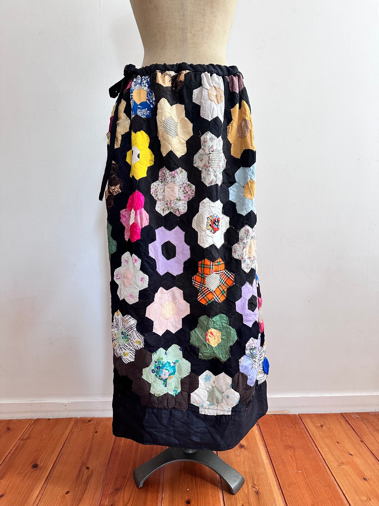 old quilt little change skirt