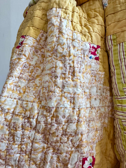 old quilt tuck short pants