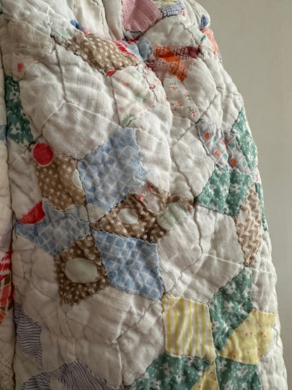 old quilt short pants
