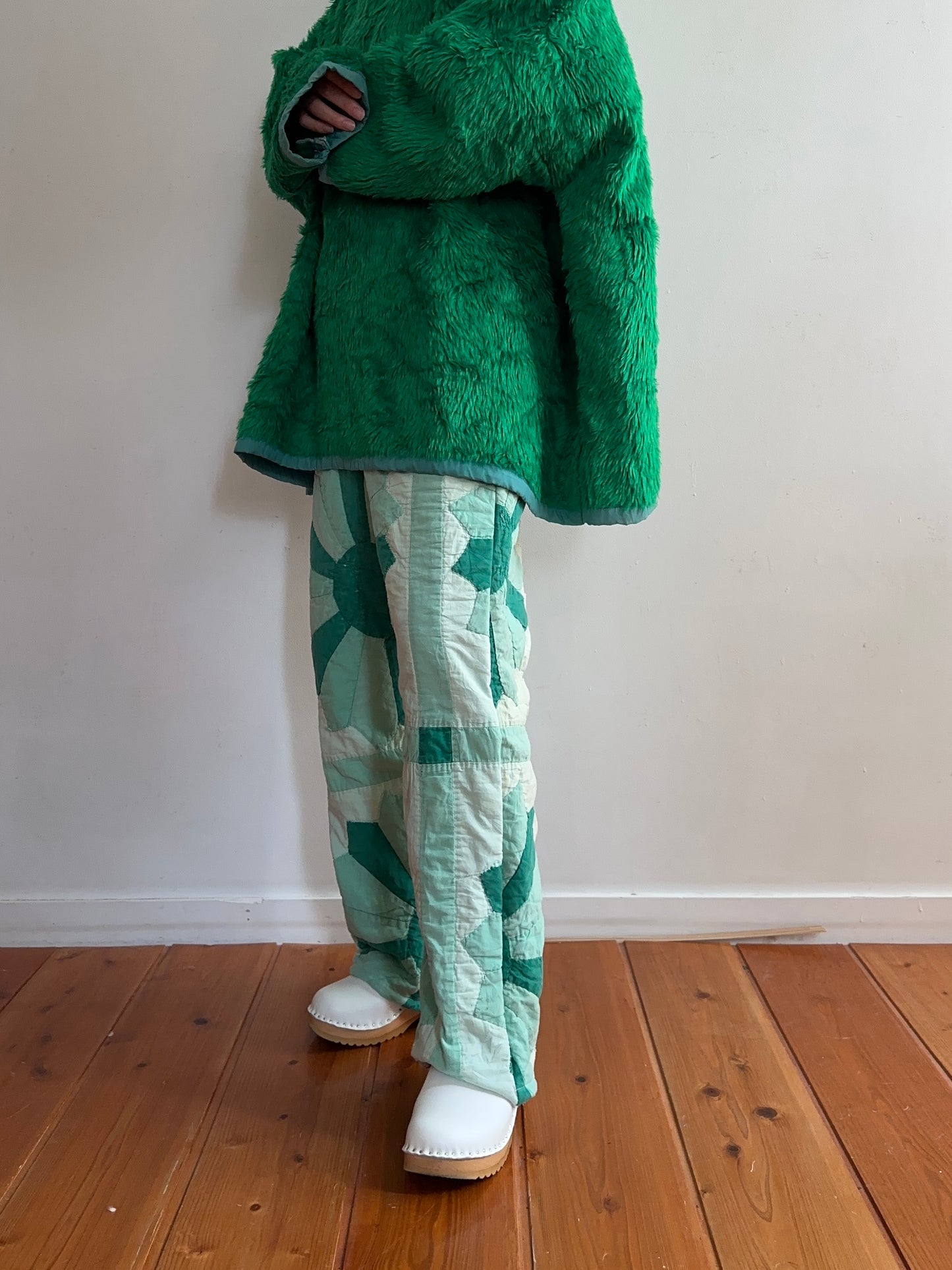 old quilt pants “boro”